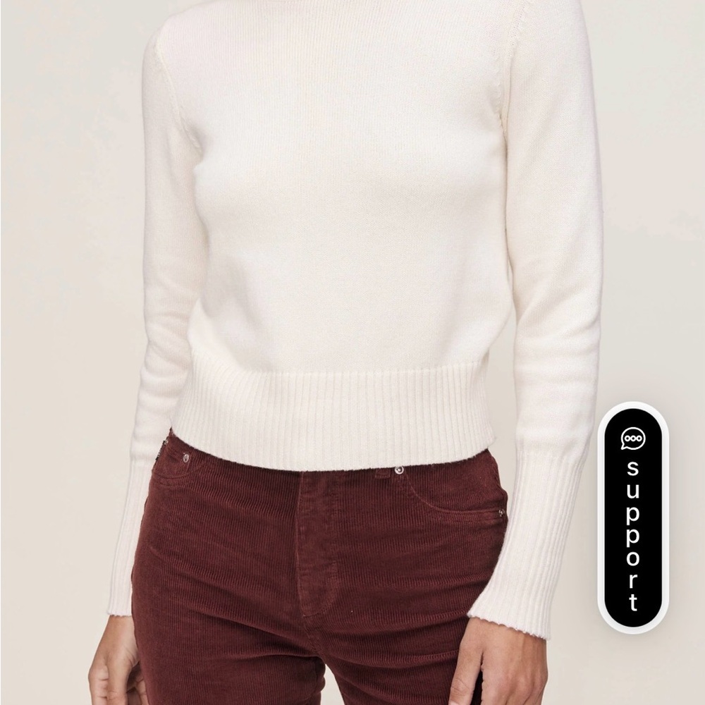 NWT DL1961 Lynne sweater size XS IVORY